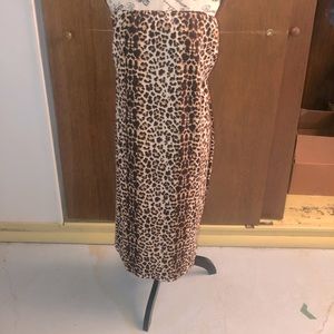 Cheetah print bandeau